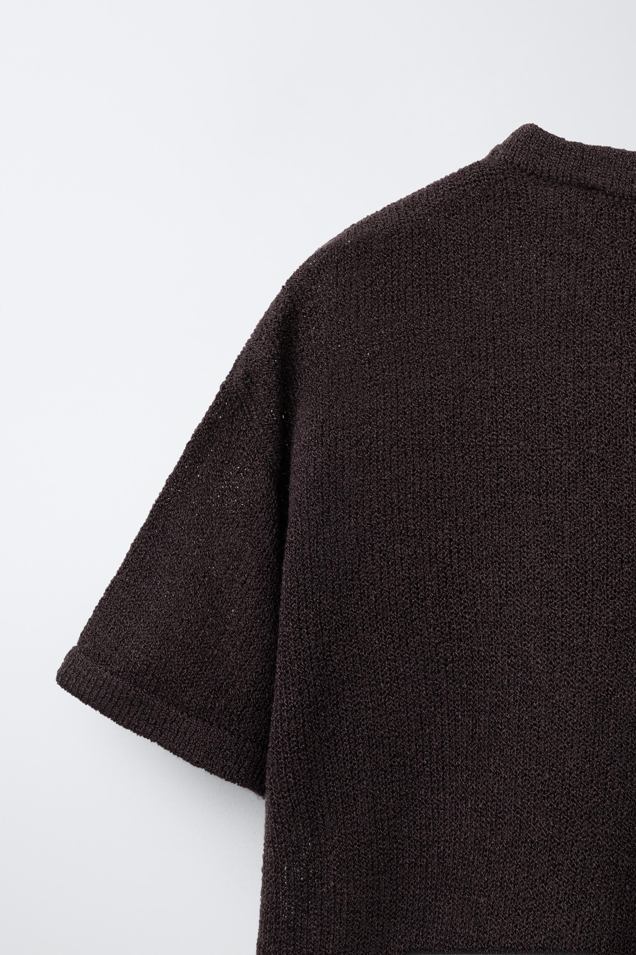 RUSTIC KNIT T-SHIRT
